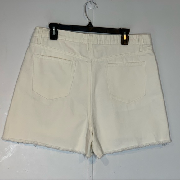BP. Ripped White Denim Shorts - Picture 3 of 8